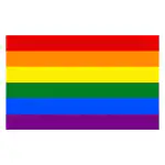 The Flag Company Rainbow Flag 6 Stripes - Pride Flag with Brass Grommets 3 Ft X 5 Ft Rectangle Outdoor Flag Flag (Polyester)