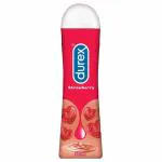 Durex Lube Strawberry Flavoured Lubricant Gel for Men&Women - 50ml Pack of 2