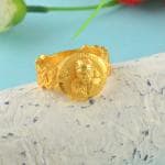 Memoir Brass Micron Gold Shirdi Sai baba Finger ring Unisex