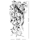 Ordershock Waterproof NO Name Letter Temporary Body Tattoo