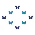 Comet Busters Blue Stone Bindi For Women