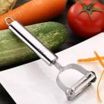 AASHRO MALL Silver Stainless Steel 2 In 1 Potato Cucumber Carrot Grater And Peeler Fruit Vegetable