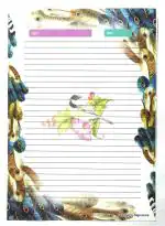 KRASHTIC Cool Design Sheet A4 For Assignment Work For School & College Set of 40 Sheet One Side Ruled