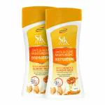 Nimson Silkplus Oats & Olive Moisturising Body Lotion With Oats, Almond, Honey For Dry & Rough Skin, 180ml (Pack of 2)