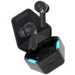 Ambrane True Wireless Gaming Earbuds, 56ms Ultra-Low Latency, Lag-Free Audio, 18 Hours Long Playtime, Instant Pairing with Bluetooth V5.0, Boosted Bass, IPX4 (Dots Turbo, Black)