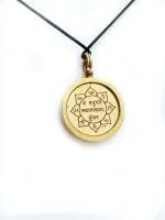 Astroghar Shree Hanuman Mantra Brass Multicolor Yantra Pendant For Men And Women