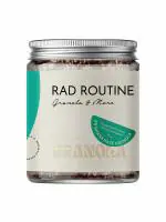 Rad Routine Ghana Haze Granola | Cocoa, Dark Chocolate Chips and Hazelnut (1 Jar - 250 g) | High in Fibre | Healthy Snack | Breakfast Cereal | Artisanal Gourmet Snack