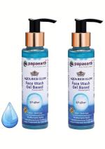 Papaearth Aqua Rich Glow Gel Based Face Wash (Pack Of 2, 100Mlx2)