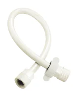 ENNIUS Heavy Duty 30 Inches PTMT Connection Pipe - Durable Single Pack, Ideal for Geysers and Water Taps - White