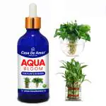 Casa De Amor Aqua Bloom 100 ml, Liquid Plant Booster for Lucky Bamboo, Money Plants & Aquatic Plants (in Water) Premium Glass bottle with Glass dropper