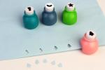 Abaj Plastic Craft Paper Punches In Shapes (Pack Of 6)