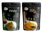 Rootz & Co Instant Methi Paratha And Chilla Mix Combo 300 g each Pack of 2