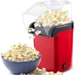 Bs Spy Free Mini Hot Air Popcorn Oil Machine Popcorn Machine Snack Maker 1200W Free Mini