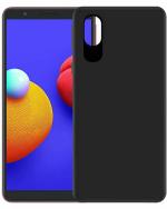 A ACCESSORIES KART Samsung A01 Core Black Silicon Back Cover