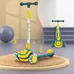 StarAndDaisy Rise 'n' Shine 3 Wheel Scooter for Kids, Easy and Portable Fold-N-Carry Design