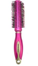 Bingeable Pink Salon Professional Round Hair Brushes With Soft Bristles