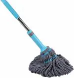 NORIDY Mop for Floor Cleaning Microfiber Twist Mop Dust Mop with Telescopic Adjustable Perfect for Cleaning Hardwood Laminate Tiles | Extendable Stainless Steel Handle(Multi Color)