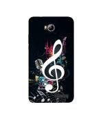 Casotec Music Design Printed Silicon Soft TPU Back Case Cover for Micromax Canvas Juice 4 Q382