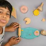 Dough Re'Mom Art & Craft Material IIDoughing Stamps II 3 Stamps with Design II Colour Clay Dough II DIY Fun and Learning for Kids DRM-024