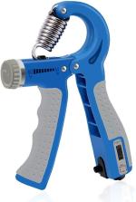 Whinsy Adjustable Counter Hand Grip Strengthener, Hand Gripper With Counter for Men & Women for Gym Workout & Home Hand Exercise 5-60 KG (Multicolor)