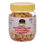 Food Essential Sliced California Almonds, 1 kg. (Badam Flakes, Perfect for Garnish)
