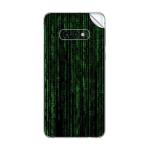 GADGETSWRAP Printed Vinyl Skin Sticker for Samsung Galaxy S10 E - matrix 3