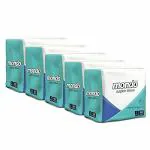 Mondo Napkin Tissue Paper (Size 30x30 centimetres, 1 Ply, 100 Pulls) | Pack of 5 Boxes