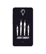 Casotec Joint Family Design Printed Silicon Soft TPU Back Case Cover for XOlO One HD