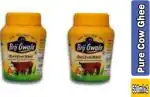 Brij Gwala Desi Cow Ghee| Made Traditionally from Curd| 500ML Jar Pack-2