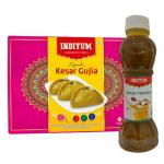 Indiyum Holi Special Combo of Kesar Gujia 400g and Shahi Thandai 750ml