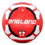 VECTOR X England Rubber moulded Football - Size: 3 (Pack of 1, Red, White)