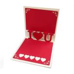 Svm Craft Beautiful Red Greeting Card