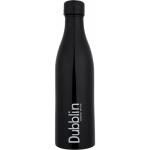 Dubblin Vintage Premium Stainless Steel Double Wall Vacuum Insulated BPA Free Water Bottle, Sports Thermos Flask Keeps Hot 12 Hours, Cold 24 Hours (Black 1000 ML)