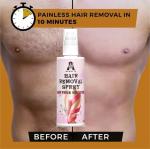 ALOETIC Hair Removal Spray , hair removal cream , bal ko nikalne ka cream , nicheke bal hatane ka cream , | For Bikini, Legs, Arms & UnderArm | Removes Hair in 10 Minutes with Skin Detan | Gives 3 Full Body Usage in 100 ml