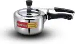 Carnival Silver And Black Aluminium Pressure Cooker - 1.5 L