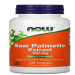 NOW Foods, Saw Palmetto Extract, 160 mg, 120 Softgels