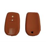 Cloudsale Tan Car Key Cover For Toyota Innova Crysta 2016