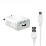 ERD TC-21 5V-2Amp Wall Charger Adapter with Fast Charging Technology with USB-C Data Cable | Universal Compatibility (All iOS & Android Devices) White | 150-240V AC,50/60 Hz, 10Watt