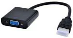 ASTOUND HDCP 1.2 HDMI to VGA Cable Video Converter Input HDMI Output VGA Format 1080p HDMI to VGA Adapter
