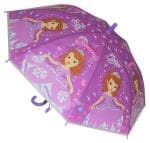 CHAATEWALA Purple Cartoon Printed PVC Sofia Princess Umbrella (48.3 x 61 x 12.7 cm)