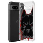 Fashionury Silicone Designer Printed Back Case Cover for Google Pixel 8a -D3115