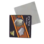 Shopdop Pack of 5 - Black Mamba 40 Microns Thick Hookah Aluminum Pre Cut Foil Sheets (50 pc Each) | 14x14cm Each Foil Paper | Durable and Long Lasting Hookah Bowl Foil | Total 250 Sheets