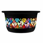 Kuber Industries Black Plastic Multipurpose Bath Tub