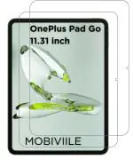 MOBIVIILE Tempered Glass Guard Screen Protector for OnePlus Pad Go 11.31 inch (Pack of 2)