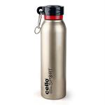 Cello Beatle Stainless Steel Double Walled Water Bottle, Hot and Cold, 550ml, 1pc, Gold