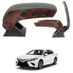 Oshotto Dual Tone (Black & Wooden Finish) Car Armrest Console Compatible with Toyota Camry