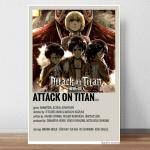 RAINFIRE CREATION Attack on Titan Poster for Home Office and Student Room Wall Decor | 12x18 Multcolor FRFC-83 Paper Print (18 inch X 12 inch)