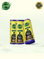 Earth Green Choice Premium Drawstring Garbage Bags, Medium 19 x21 Inches, 90 Bags (3 Rolls of 30 Bags each)