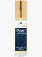 Menjewell Denim Strong 9ML Attar/ Perfume Floral Attar (Fruity)