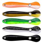 Qpets 5 Pcs Soft Bionic Fishing Lure, Fishing Lures Kit, 10cm, Simulation Loach Soft Baits, Slow Sinking Bionic Swimming Lures